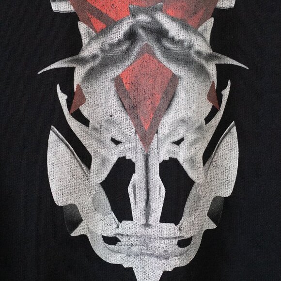 Givenchy Paris Men's Black Graphic Sweatshirt Size M Rare HTF Graphic Star Shark - Picture 5 of 10